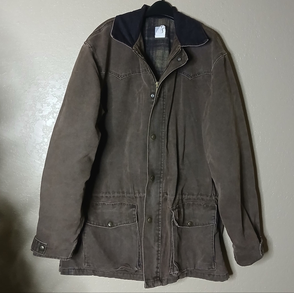 VINTAGE CARHARTT Men's Detroit brown Jacket ( Size XL